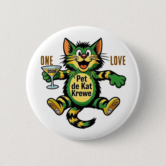 ONE LOVE  ONE KAT BUTTON (Vorderseite)