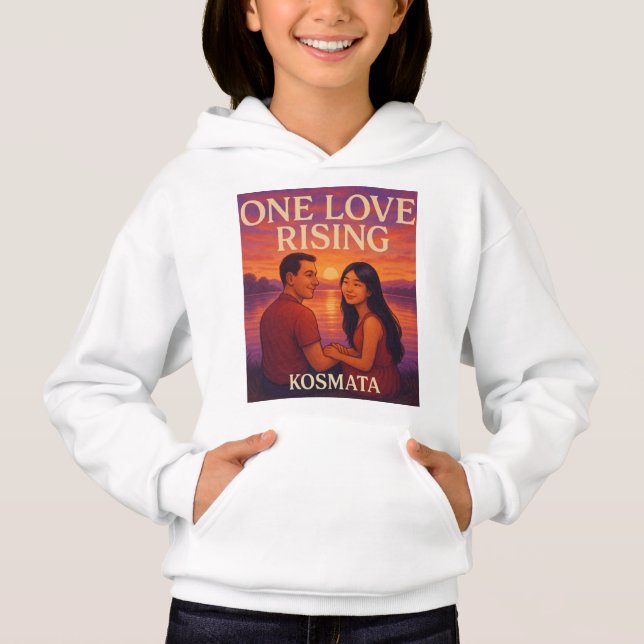 One Love Rising - Hoodie Mädchen (Vorderseite)