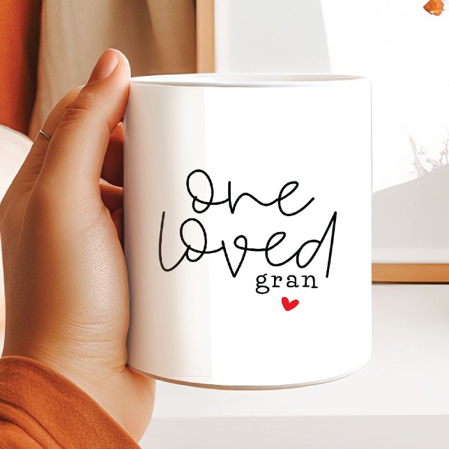 One Loved Gran Kaffeetasse (Von Creator hochgeladen)