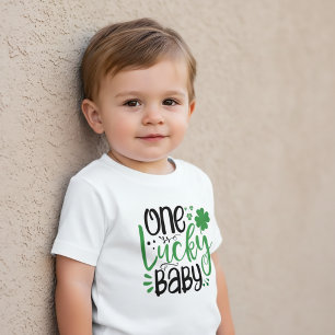 One Lucky Baby St Patrick T - Shirt für Kinder