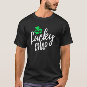 One Lucky Chap St Patrick S Day Shamrock Pajama Di T-Shirt