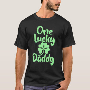One Lucky Daddy Funny Vater Irish Clovers St Patr T-Shirt