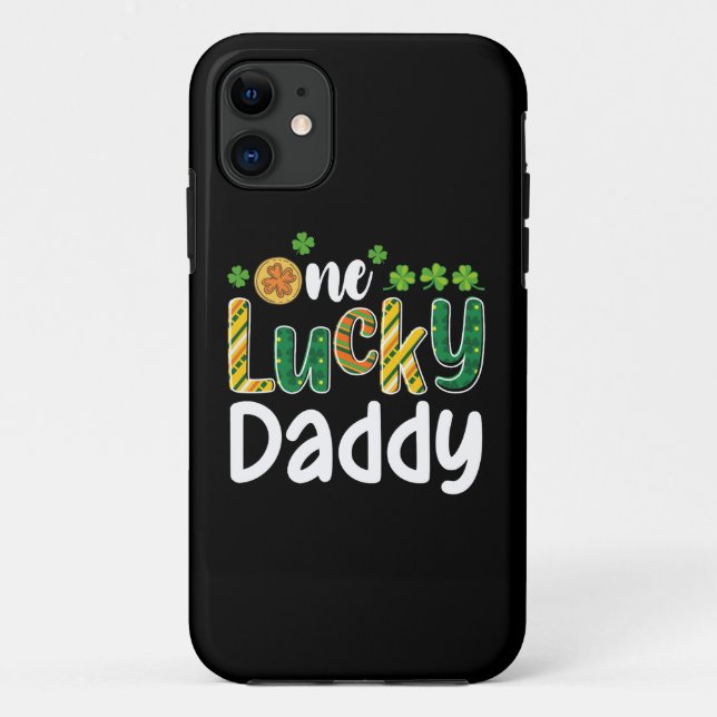 One Lucky Daddy Matching Family St Patrick's Day Case-Mate iPhone Hülle (Rückseite)