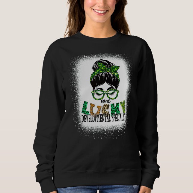One Lucky Developer Specialist Bleached St Pat Sweatshirt (Vorderseite)