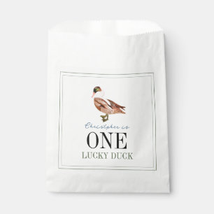 One Lucky Duck Boy 1. Geburtstag Geschenktütchen