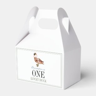 One Lucky Duck Classic Boy 1. Geburtstag Geschenkschachtel