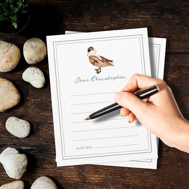 One Lucky Duck Classic Boy Birthday Time Kapsel Begleitkarte (One Lucky Duck 1st Birthday Time Capsule Enclosure Card)