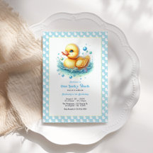 One Lucky Duck First Birthday Party
