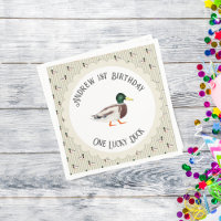One Lucky Duck Mallard 1. Geburtstag
