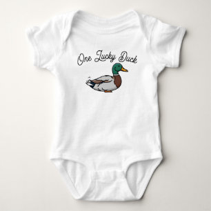 One Lucky Duck Stockenten-Body Baby Strampler