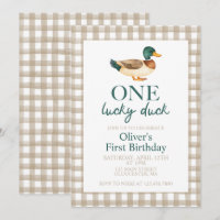 One Lucky Duck zum ersten Geburtstag