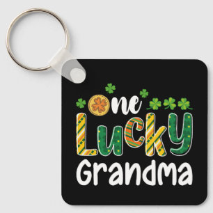 One Lucky Grandma Matching Family St Patrick's Day Schlüsselanhänger