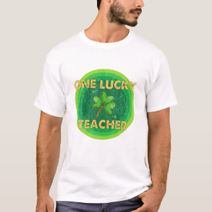 One Lucky Kleeblatt Lehrer St Patrick's Day Apprec T-Shirt