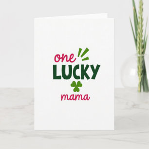 One Lucky Mama Karte