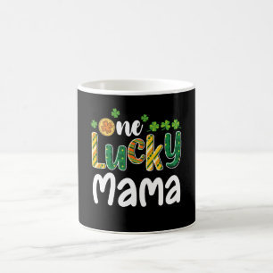 One Lucky Mama Matching Family St Patrick's Day Kaffeetasse