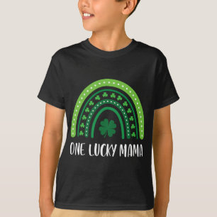 One Lucky Mama Rainbow St Patrick's Day Appreciati T-Shirt