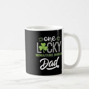 One Lucky Miniature Horse Vater Irish Horsebac Kaffeetasse