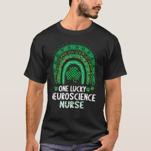 One Lucky Neuroscience Nurse Women Rns St Patric T-Shirt
