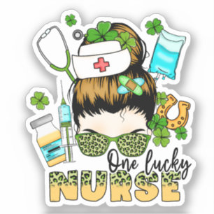 One Lucky Nurse St. Patrick's Aufkleber