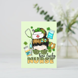 One Lucky Nurse St. Patrick's Postkarte