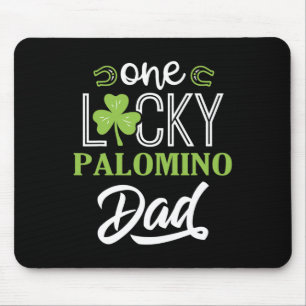 One Lucky Palomino Horse Vater Irish Horsedin Ridi Mousepad