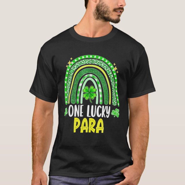 One Lucky Para - Funny Family St Patrick's Day Gif T-Shirt (Vorderseite)