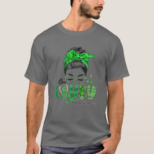 One Lucky Pediatric Nurse Leopard Kleeblatt St Pat T-Shirt