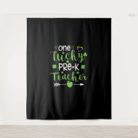 One Lucky Pre-K Teacher Shirt St Patricks Day Iris