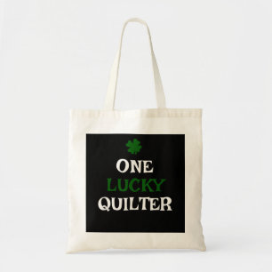 One Lucky Quilter St Patricks Day Irish Quilting Tragetasche