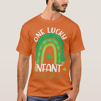 One Lucky Säugling Lehrer Rainbow St Patrick's Day T-Shirt