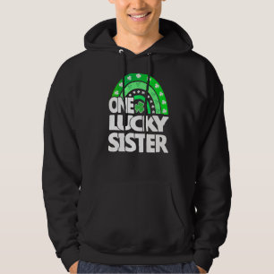 One Lucky Sister Girls Toddler Irish Rainbow St Pa Hoodie