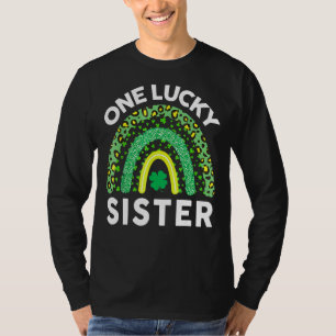 One Lucky Sister Kids Kleinkind Funny St Patricks T-Shirt