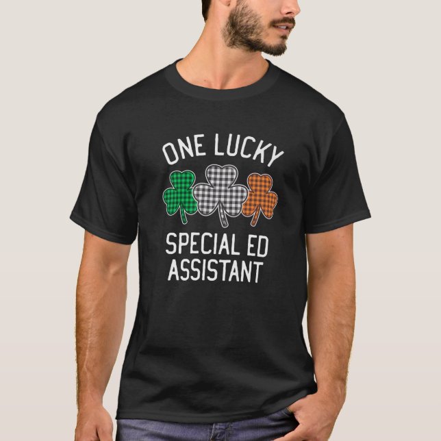 One Lucky Special Ed Assistant St Patrick's Day II T-Shirt (Vorderseite)