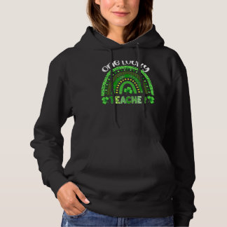One Lucky Teacher Rainbow St Patricku2019s Day 8 Hoodie