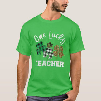 One Lucky Teacher S, St Patricks Lehrerin Männer F T-Shirt