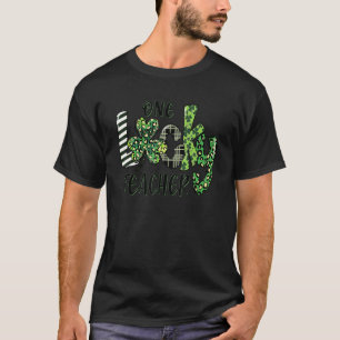 One Lucky Teacher St. Patrick's Day School Shamroc T-Shirt