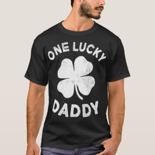 One Lucky Vater St Patricks Day Green Kleeblatt Le T-Shirt