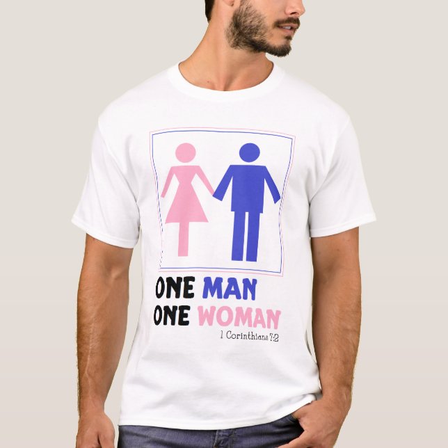 One Man One Woman Tshirt (Vorderseite)