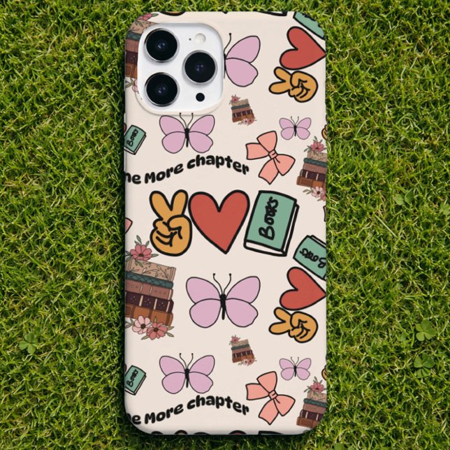 One More Chapter Book Lover Pattern Phone Case (Von Creator hochgeladen)