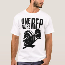 One More Rep Gewichtheber T-Shirt - Abgenutzt St