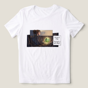 One More Step The Light Is Just Ahead Manga-Höhle Tri-Blend Shirt
