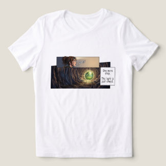 One More Step The Light Is Just Ahead Manga-Höhle Tri-Blend Shirt