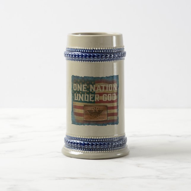 One Nation - Beer Stein Bierglas (Mittel)