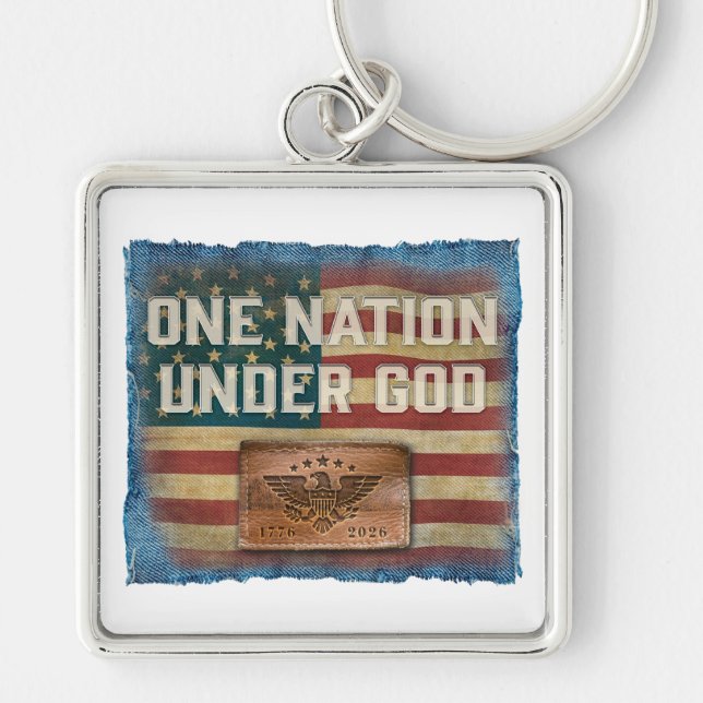 One Nation - Keychain Schlüsselanhänger (Vorne)
