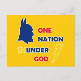 One Nation Thunder God Postkarte