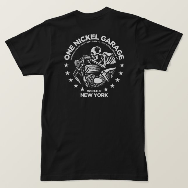 One Nickel Garage Stars T - Shirt (Design Rückseite)