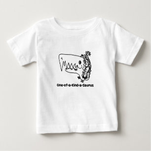 One-of-a-Kind-a-Saurus Handgezeichnetes Dinosaur Baby T-shirt