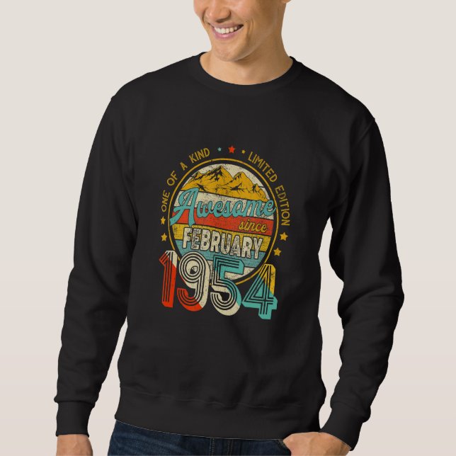 One Of A Kind Limited Edition Awesome Since Februa Sweatshirt (Vorderseite)