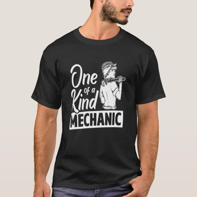 One Of A Kind Mechanic Car Repair Automobile Repai T-Shirt (Vorderseite)