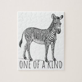 One Of A Kind Unique Zebra Puzzle